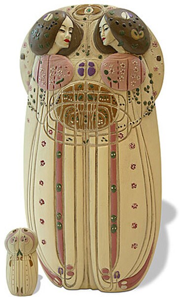 Wassail Statue By Mackintosh Reproduction Scottish Art Nouveau artist